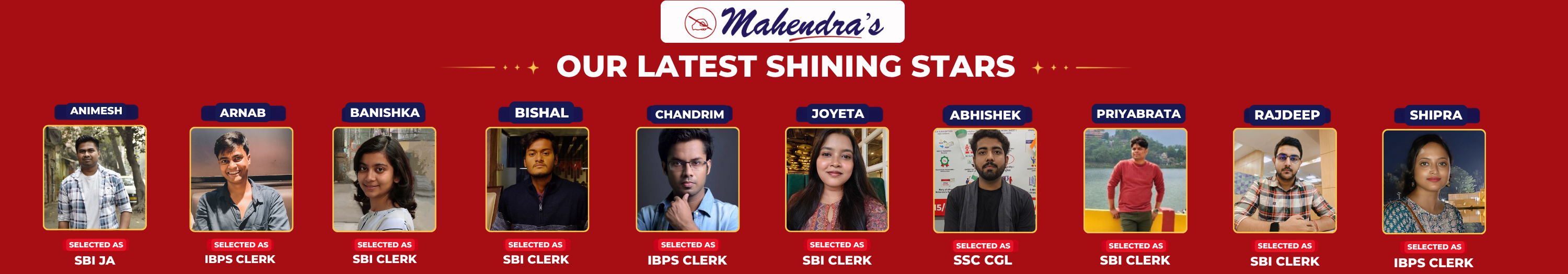 Mahendra's Shining Stars