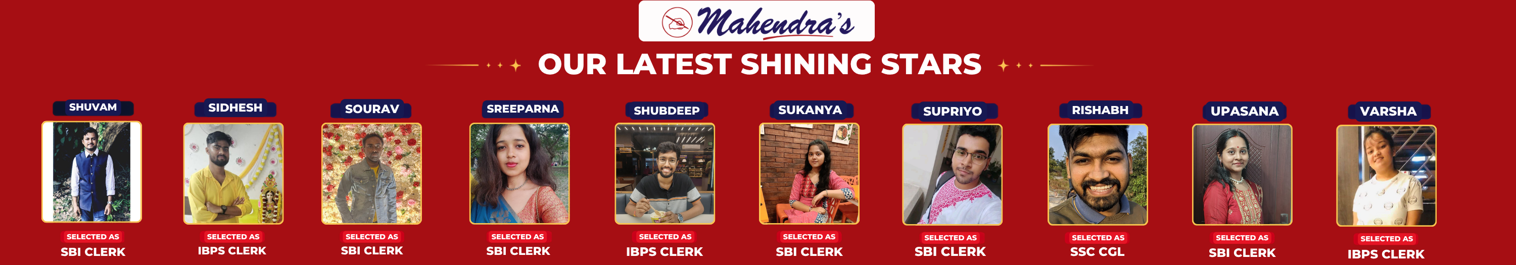 Mahendra's Shining Stars