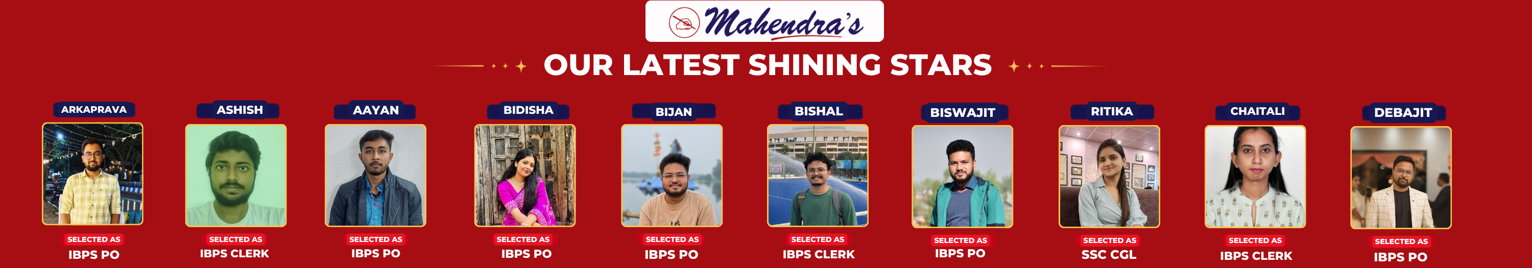 Mahendra's Shining Stars