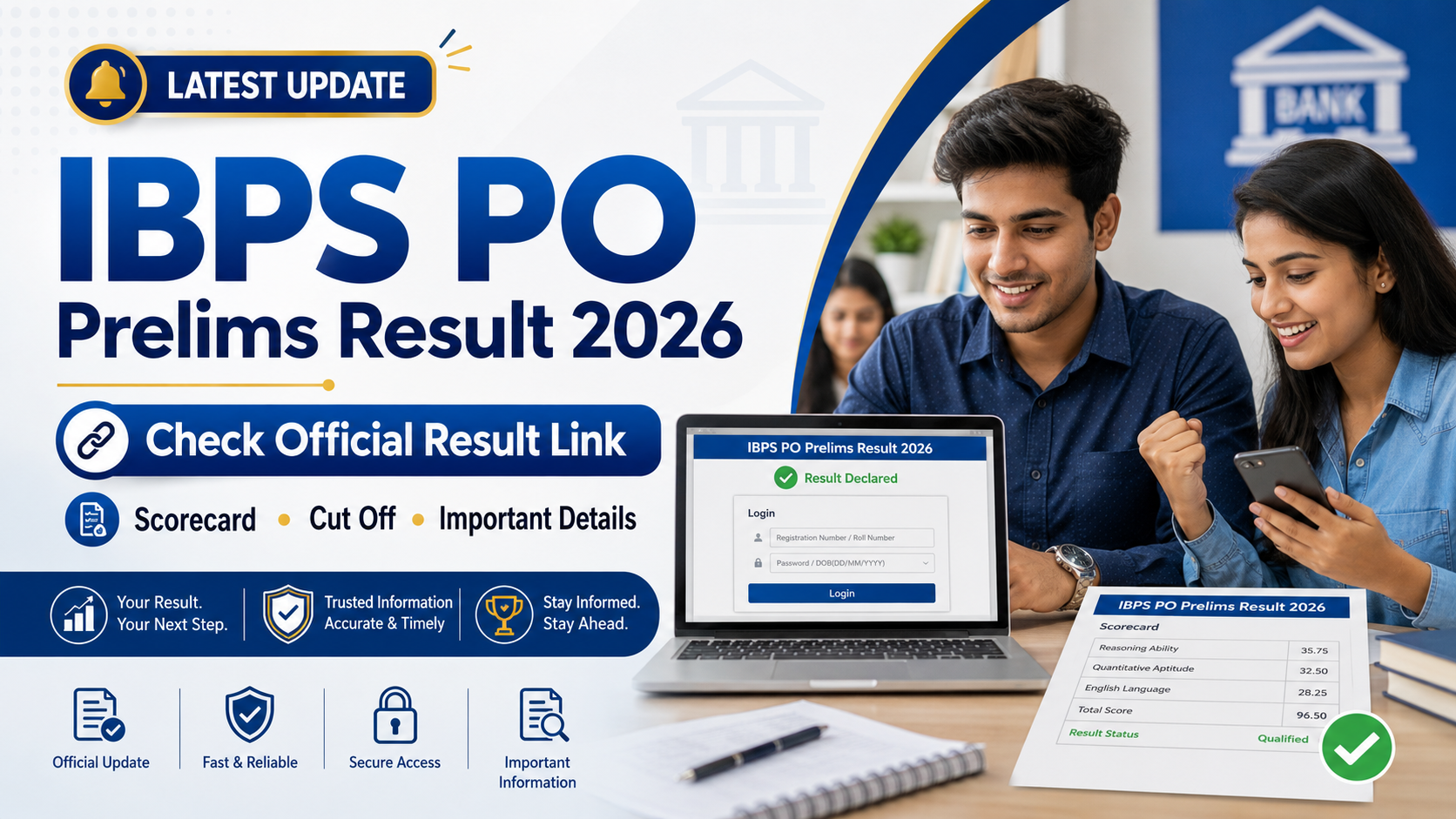 IBPS PO Prelims Result 2026-27