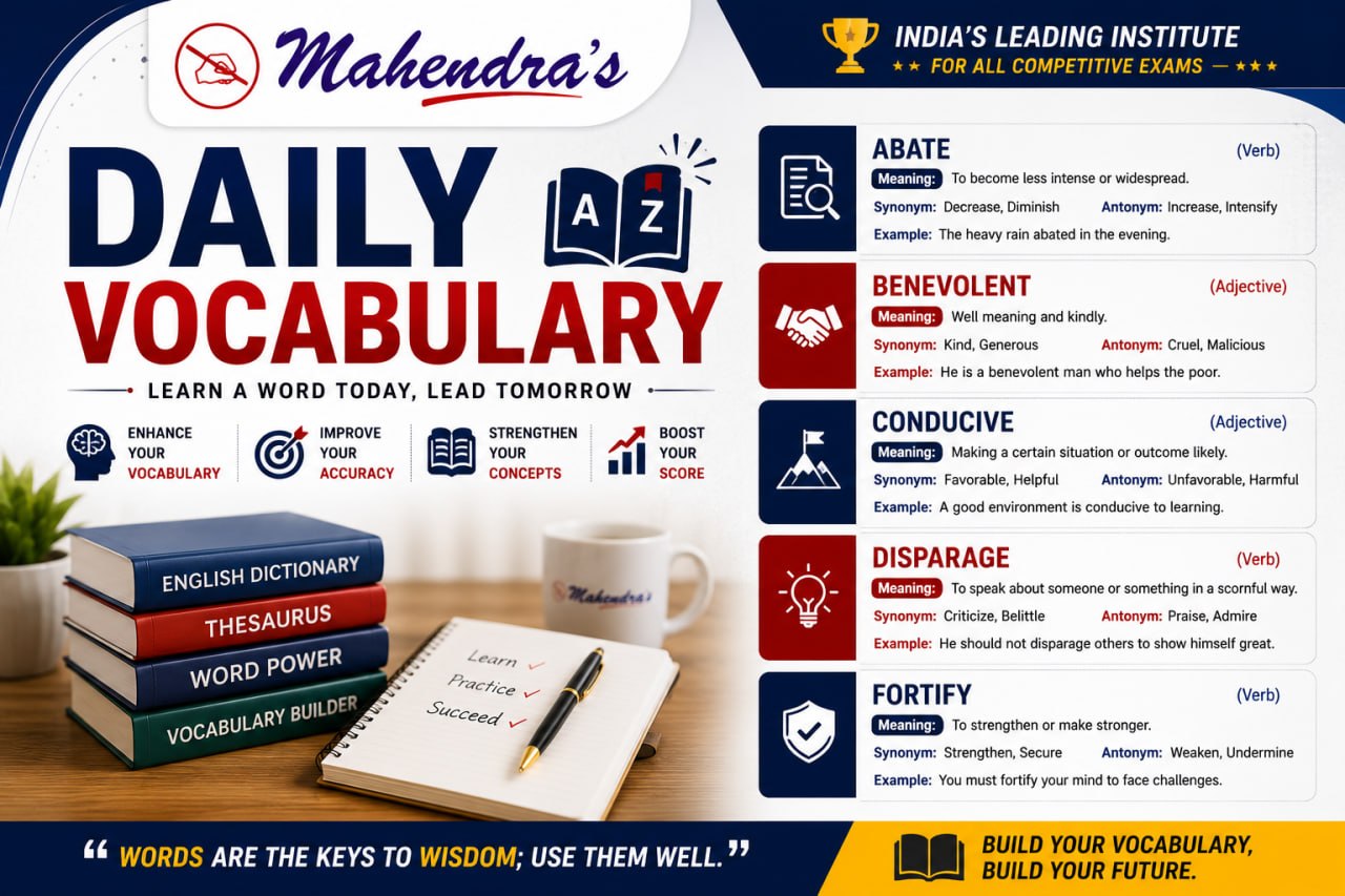 Daily Vocabulary – 22 July 2026