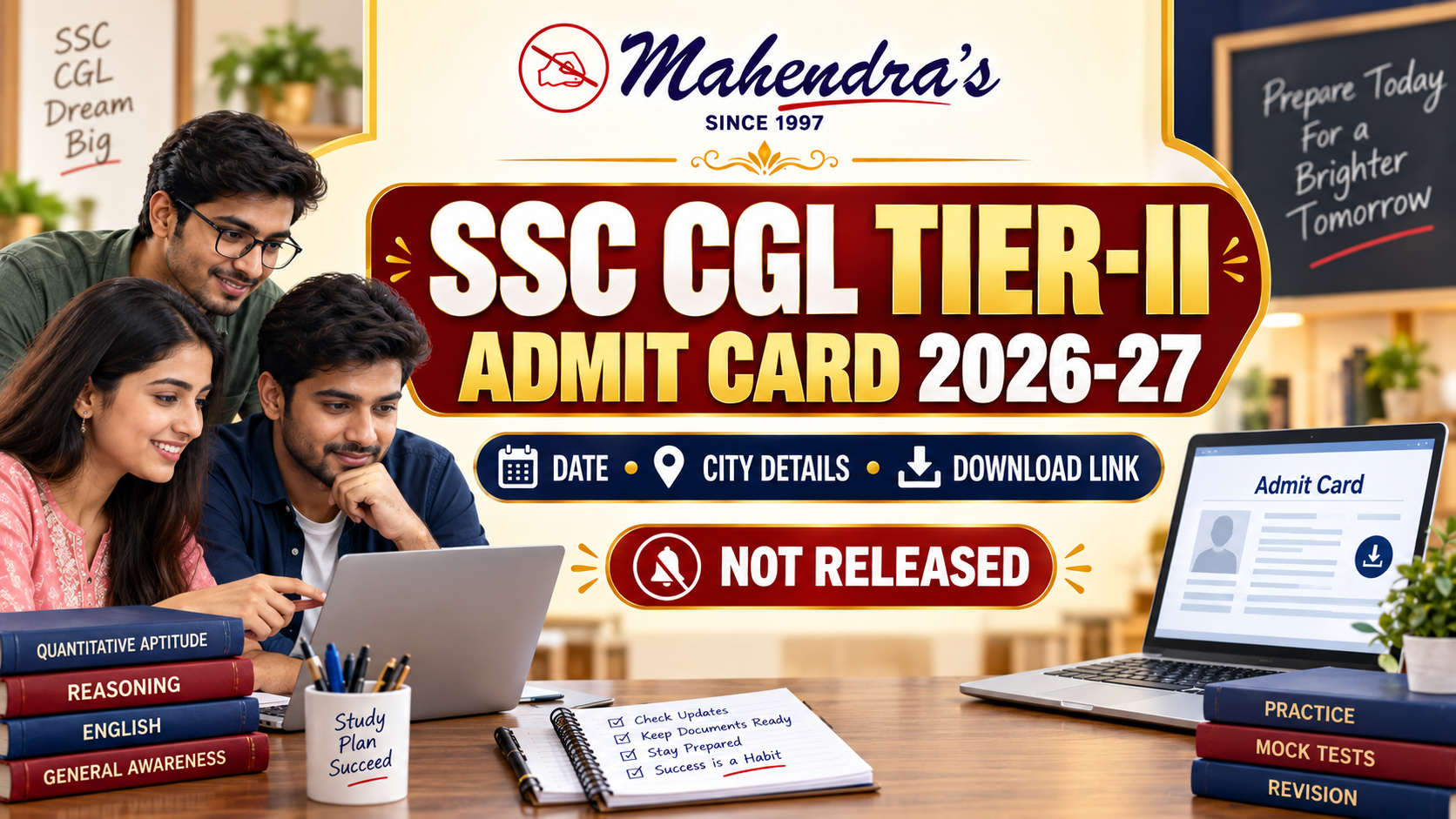 SSC CGL Tier 2 Admit Card 2026-27