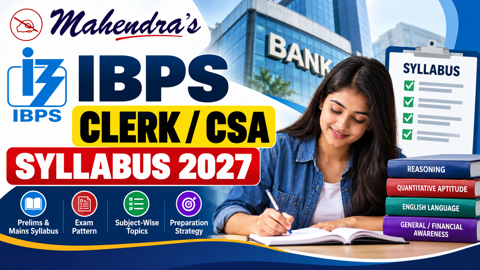 IBPS Clerk / CSA Syllabus 2027