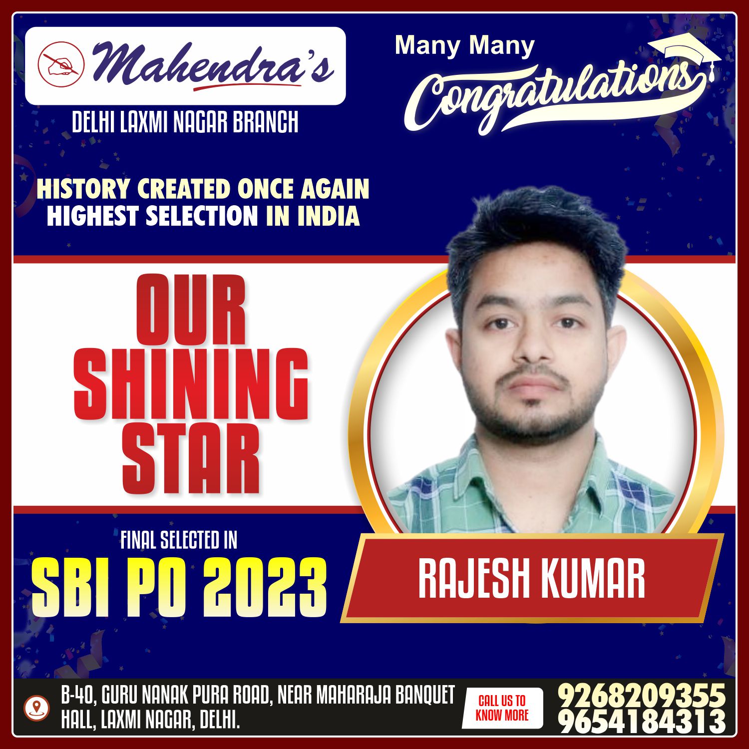 Mahendra's Latest Successful Candidates attachment 9