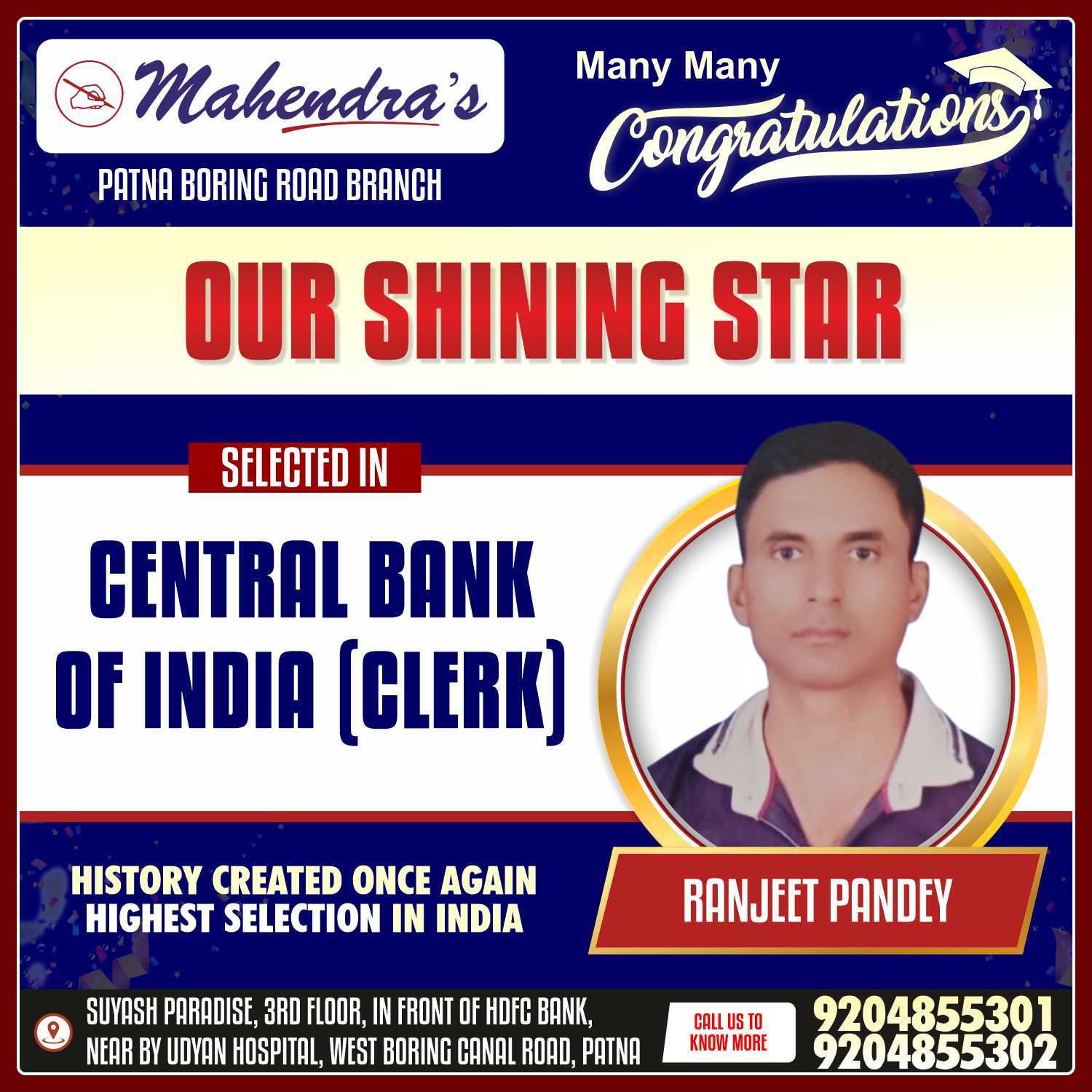 Mahendra's Latest Successful Candidates attachment 18