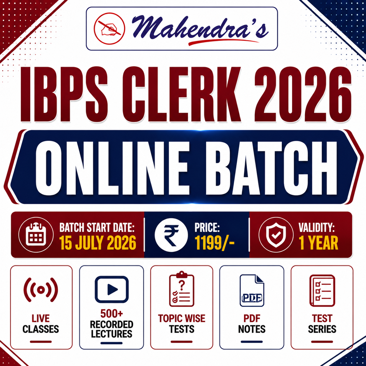 IBPS Clerk Preparation Batch 2026