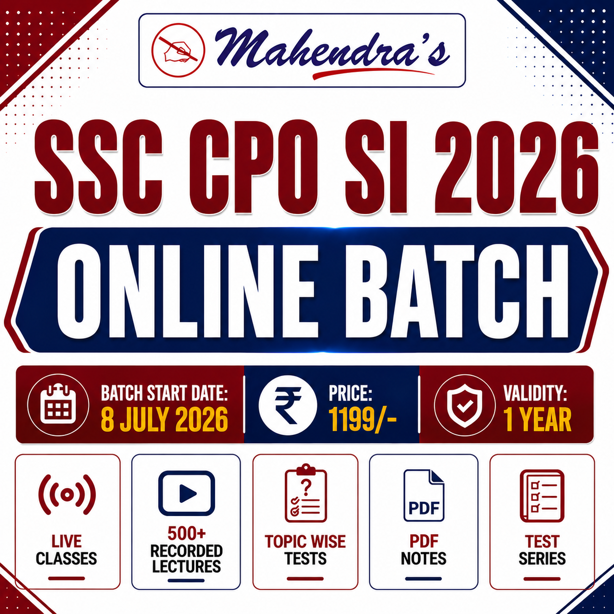 SSC CPO SI PREPARATION 2026