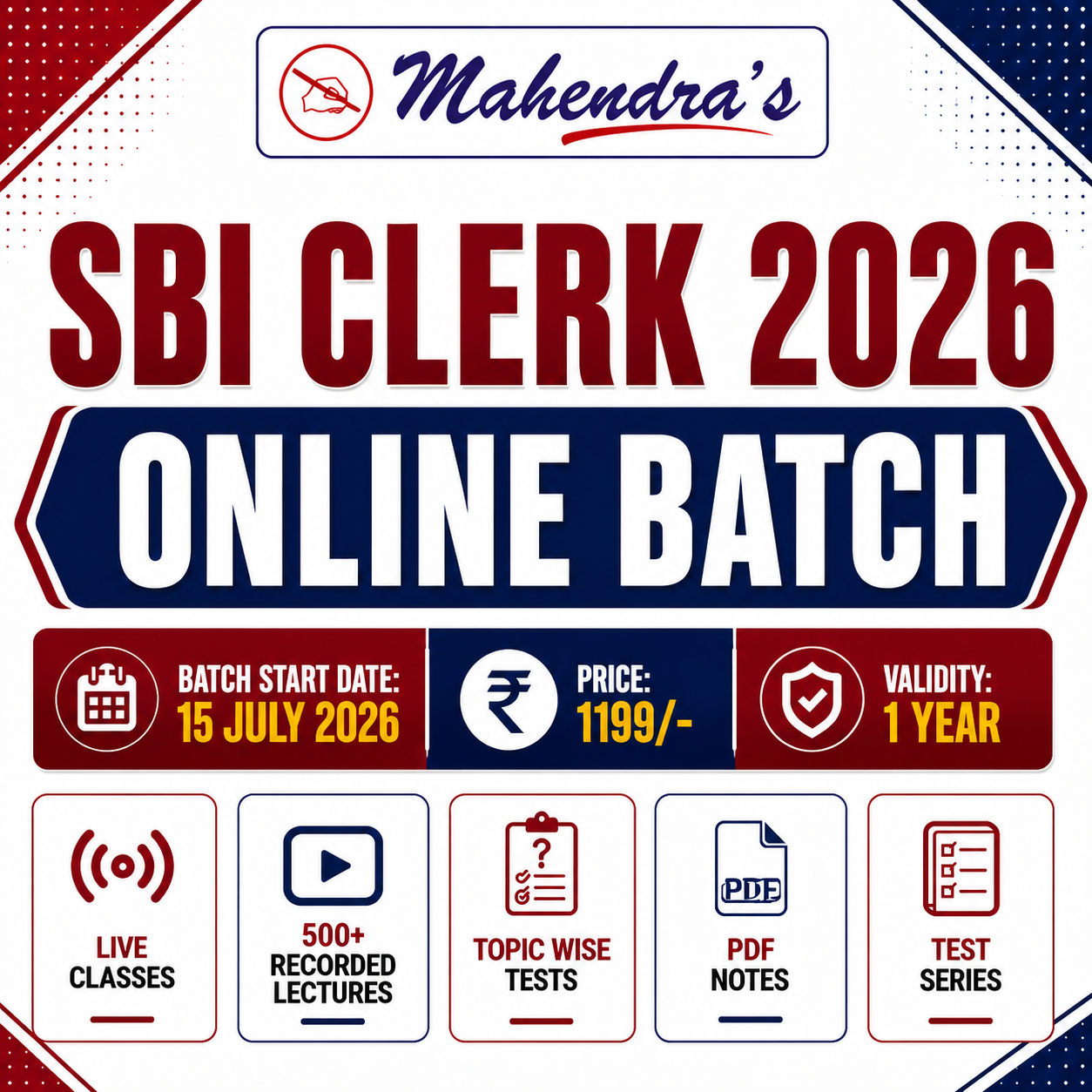 SBI CLERK PREPARATION BATCH 2026