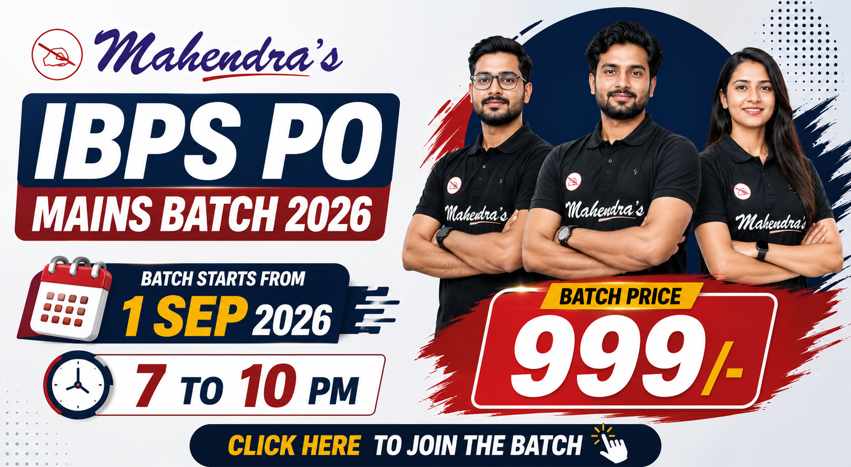 IBPS PO MAINS PREPARATION BATCH 2026