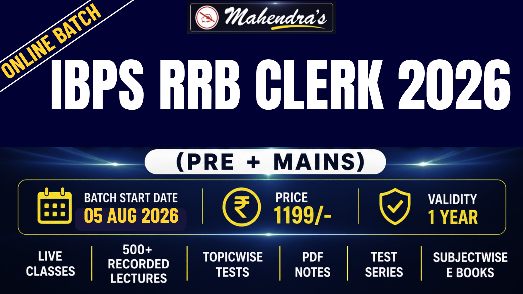 IBPS RRB CLERK PREPARATION BATCH 2026