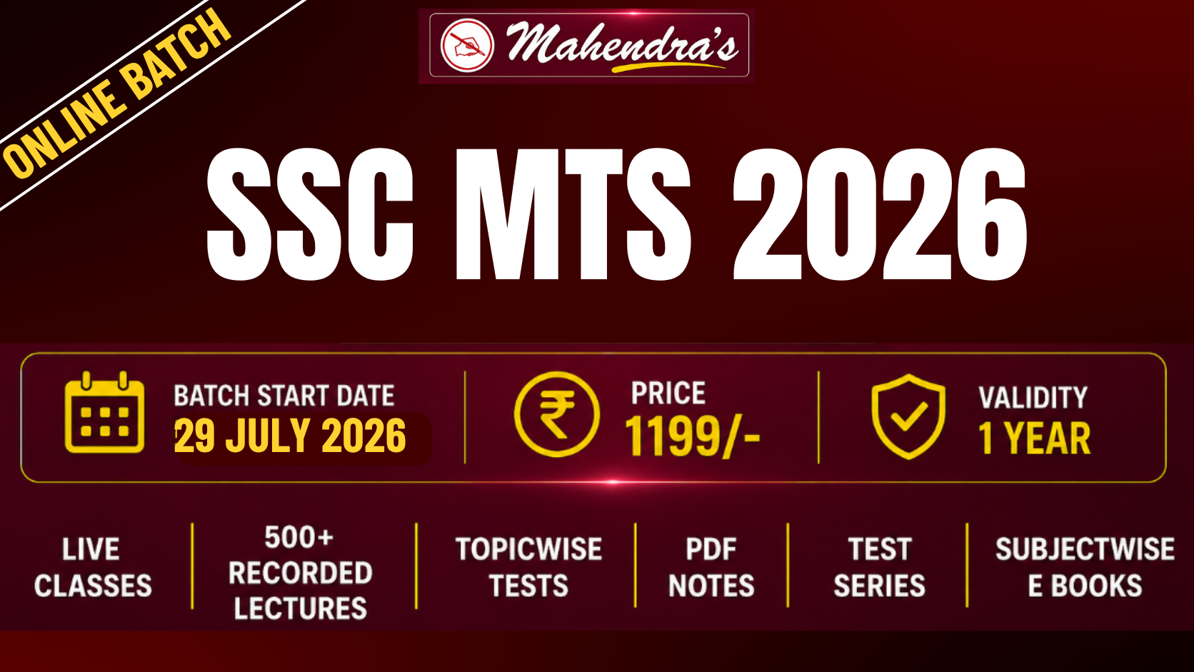SSS MTS PREPARATION BATCH 2026