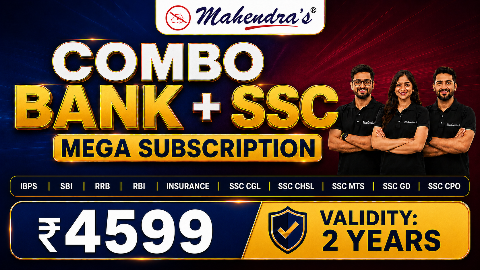 Bank & SSC Combo Pack (Mega Subscription) For All Bank & SSC Exams