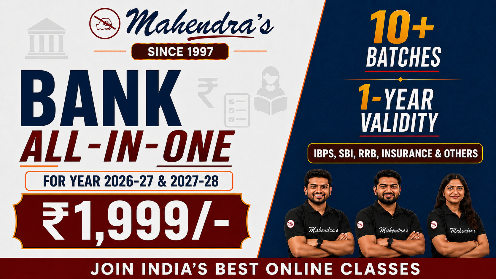 BANK All In One Batch: For IBPS PO/CLERK, IBPS RRB PO/CLERK, SBI PO/CLERK & Others