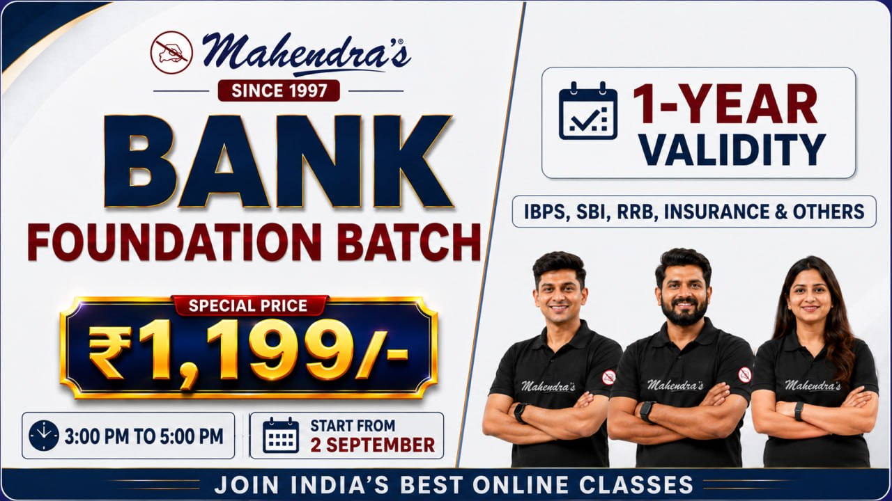 BANK FOUNDATION BATCH: 2027 (03:00 PM-05:00 PM)
