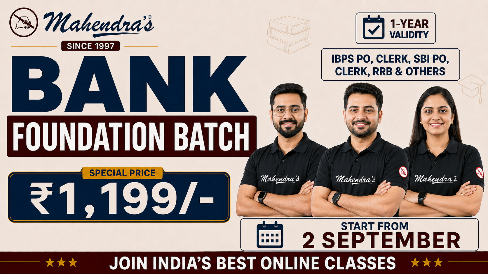 BANK FOUNDATION BATCH: 2027 (03:00 PM-05:00 PM)