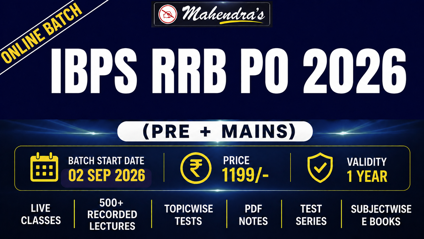 IBPS RRB PO PREPARATION BATCH 2026 (03:00 PM-05:00 PM)